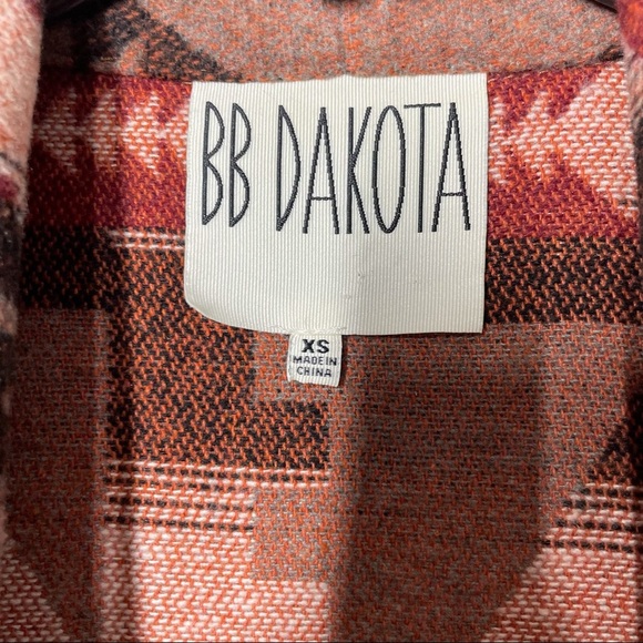 BB Dakota Mackenzie Southwestern Tribal Boho Jacket Longline Duster size… - Picture 7 of 10